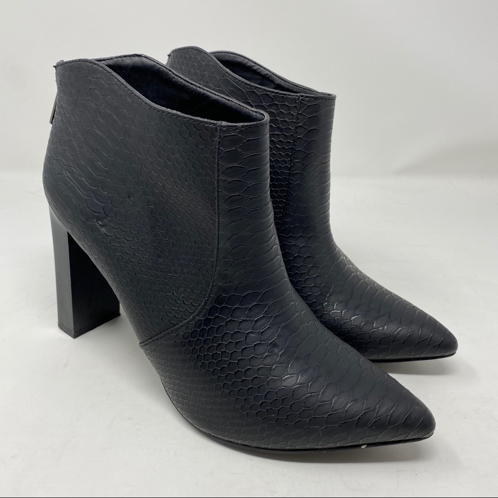 Misguided Point Toe Croc Booties - image 2
